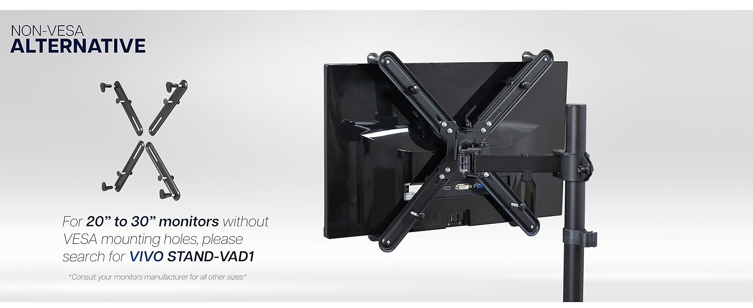 dual monitor mount adjustable desk stand clamp grommet tilt swivel rotate ergonomic setup