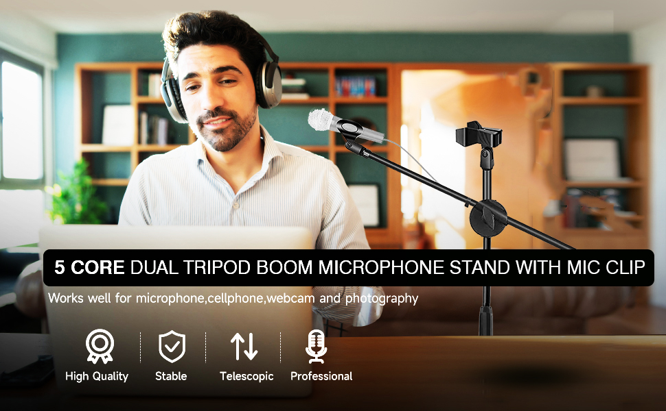 mike stands,mic boom,microphone boom,mic boom stand,magnetic mic holder,microphone stand boom