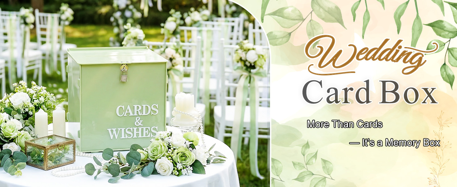 card box wedding