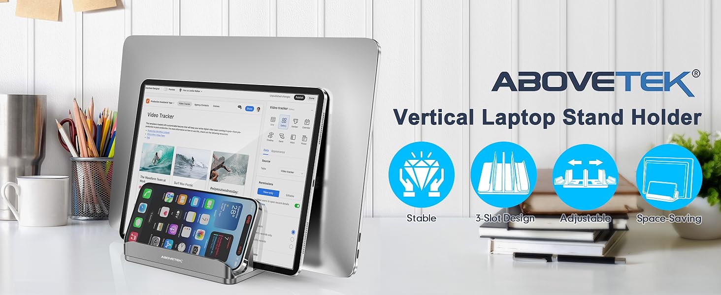 Vertical Laptop Stand