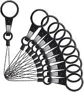 YOUOWO 10 pcs Lanyards Finger Ring Lanyard Plastic Ring Lanyard for USB Flash Drive Cell Phone Ke...