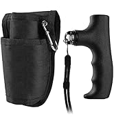 Monopod Handle Adapter Set Walking Stick Cane Handle with Monopod Waist Bag for Trekking Hiking C...