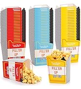 Mezchi 60 Pcs Race Car Fuel Can Popcorn Treat Boxes, Racing Birthday Party Supplies, Candy Cookie...