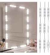 Led Vanity Mirror Lights, Hollywood Style Vanity Make Up Light, 10ft Ultra Bright White LED, Dimm...