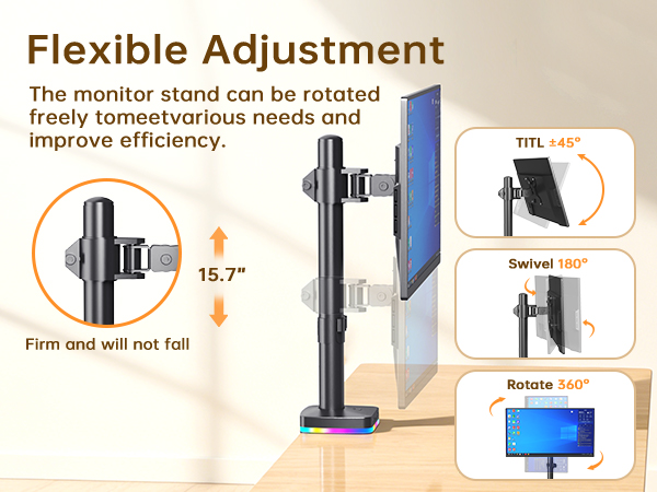 Single RGB Monitor Stand
