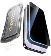 NIMASO for iPhone 17 Screen Protector Privacy 6.3-Inch, Dust-free Instant Installation, 9H Hardne...