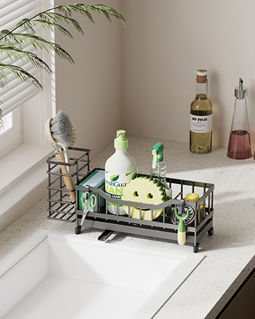 sponge holder for kitchen sink