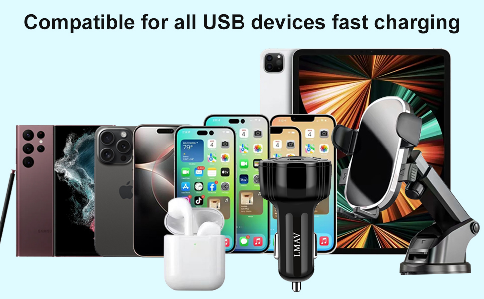 USB -C Adapter for all smartphone fast charging
