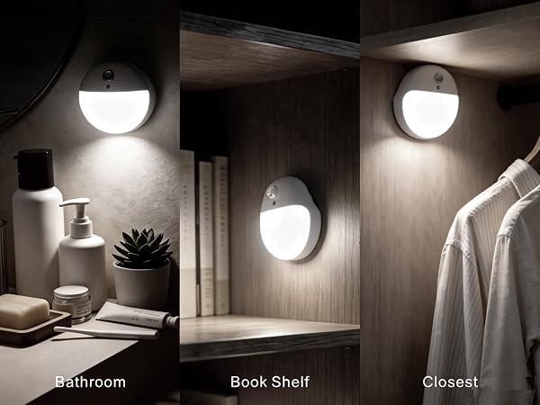 white motion sensor night light