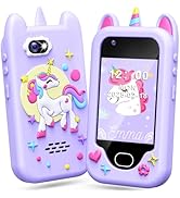 Gocina Kids Smartphone Toys, Toddler Unicorn Cell Phone with Camera, Music, Games &amp; 32GB Card, Ch...