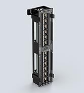 VCELINK 12-Port Cat6 Patch Panel 1000 Mbps for Home and Office, Network Panel UTP