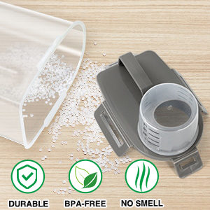 rice container storage flour storage container cereal container
