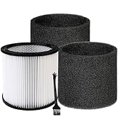 Shop-Vac 90304 Cartridge Filter and 90585 Foam Sleeve Filter, for Most Shop-Vac Wet/Dry Vacuum Cl...