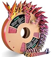 OVV3D PLA Filament 1.75mm, 3D Printer Filament Silk PLA Filament, Tri-Color PLA Filament with Sil...