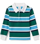 Essentials Boys and Toddlers' Long Sleeve Rugby Polo Shirt