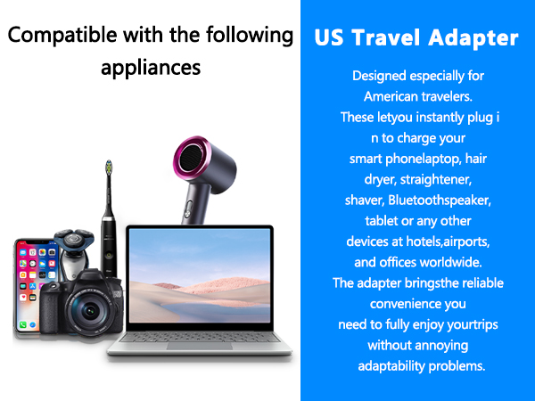 European to US Plug Adapter