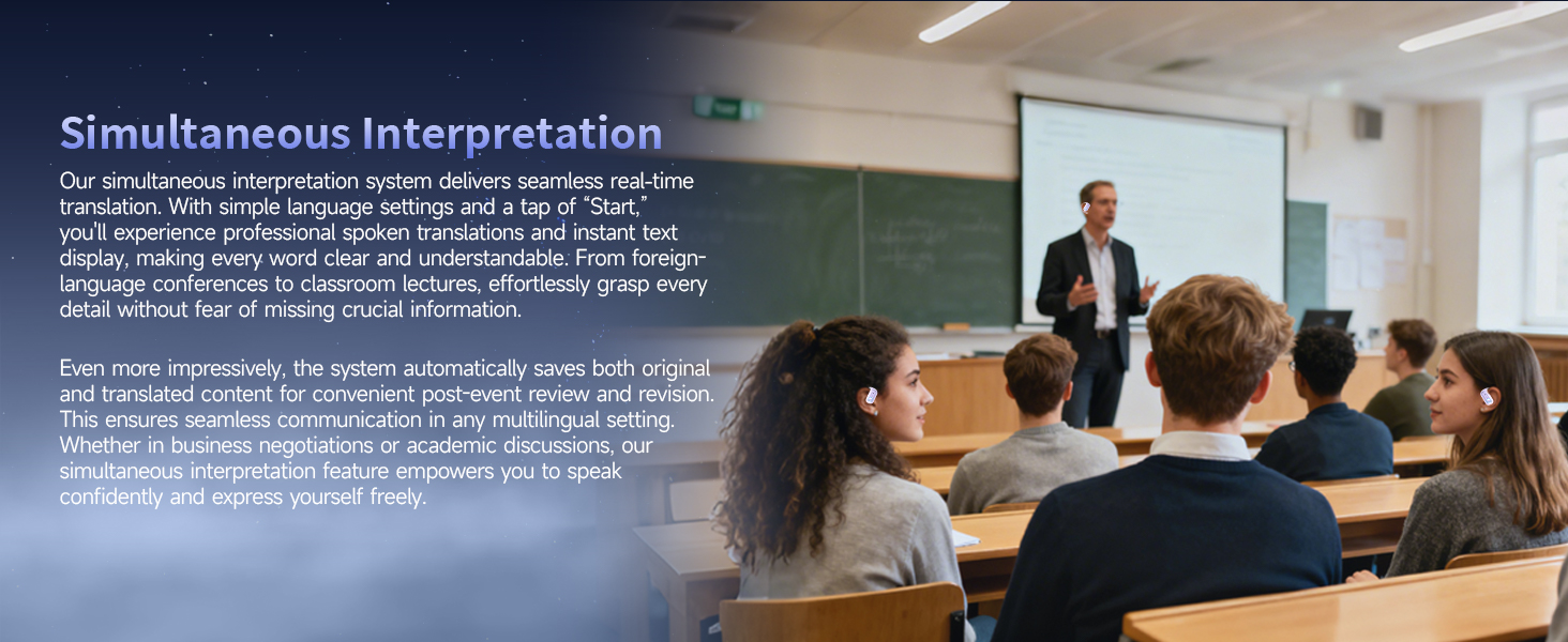 language translating headphones real time