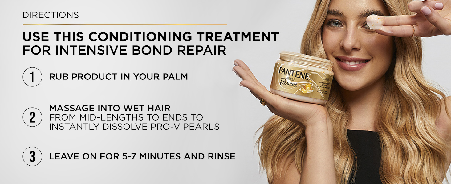 Directions - Product in Palm, Massage into Wet Hair, Leave in for for 5-7 minutes and rinse - D
