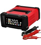 Battery Charger 20-Amp 12V/24V Smart Trickle Charger for Car - Battery Maintainer Trickle Charger...