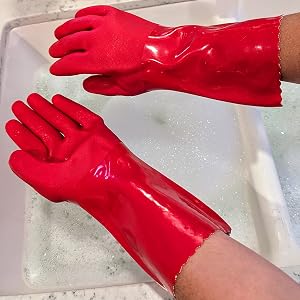 True Blues Gloves Red