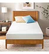 Zinus 5 Inch Twin Green Tea Memory Foam Mattress [New Version], Fiberglass Free, Medium Firm Feel...
