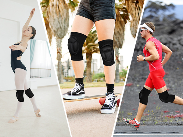 Dancing knee pads