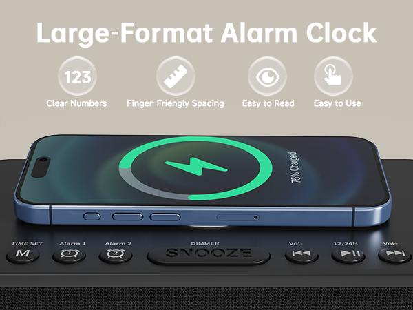 alarm clocks for bedrooms
