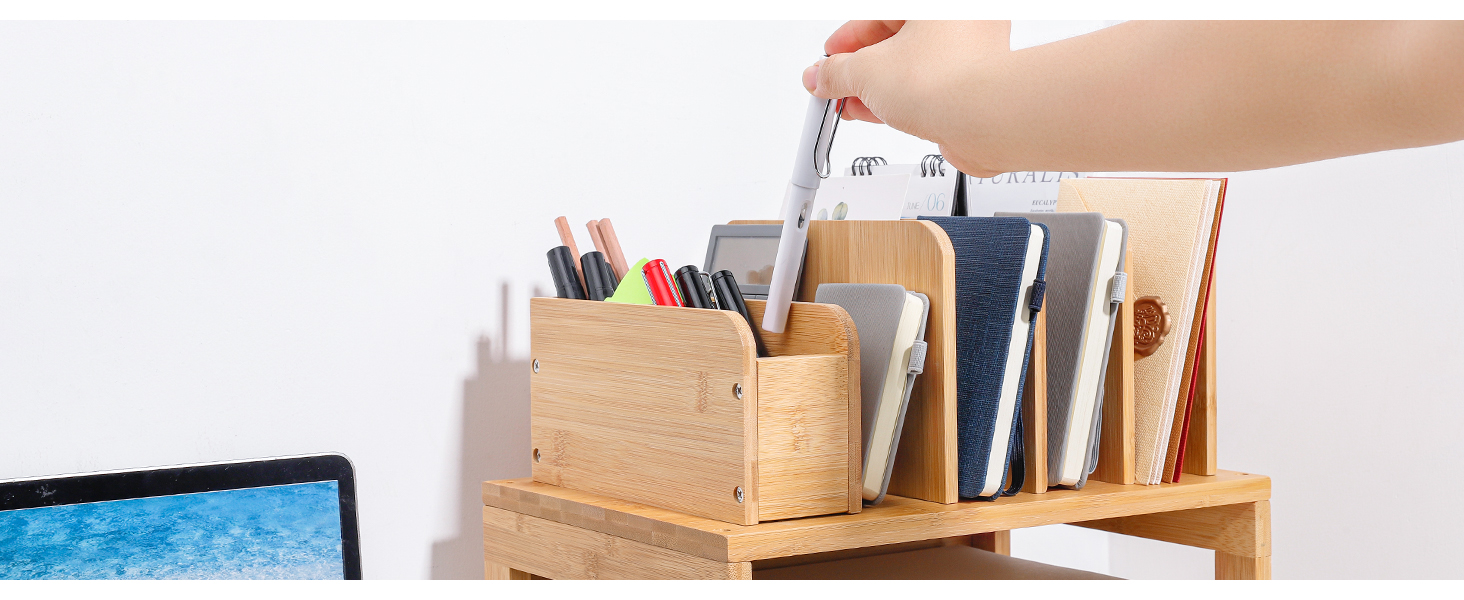 Bamboo Desk Organizer