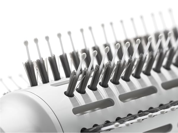 Closeup of Smooth Grip Bristles on the T3 AireBrush Duo