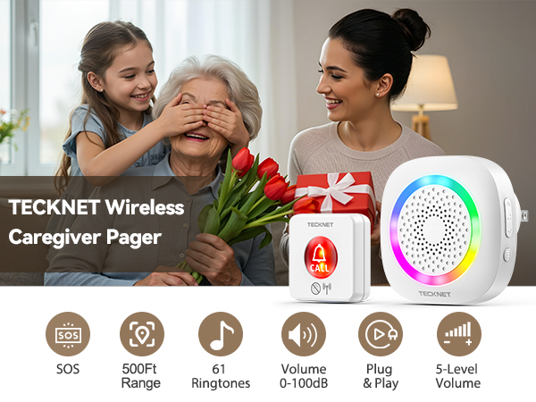 wireless caregiver pager
