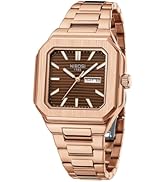 NIBOSI Men Watches Analog Quartz Stainless Steel Silver Watches for Men Waterproof Business Class...