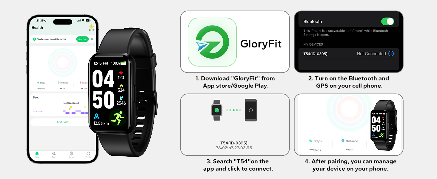 How to connect the app
