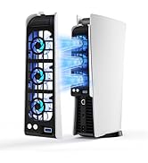 NEWDERY Cooling Fan for P5, Upgraded 9-Blades &amp; Larger Fan Quiet Cooler with Auto Speed, Extra US...