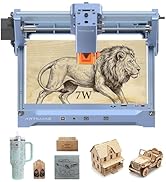 Artilume U1 Laser Engraver 7000mW, Desktop Laser Engraver and Cutter Machine, WiFi, 0.01mm Precis...