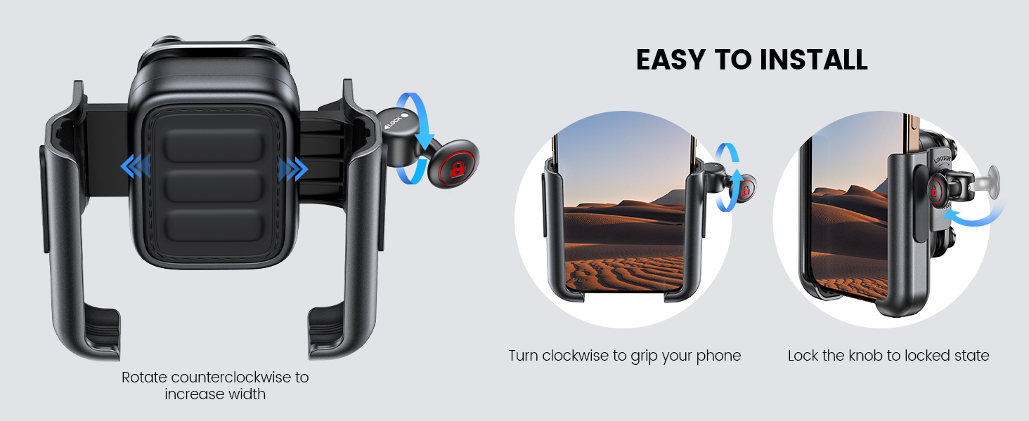 phone holder for bike handlebar