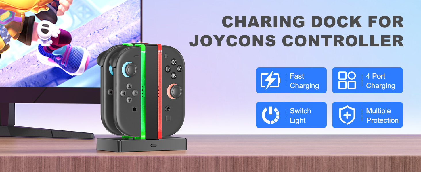 JCC400 Switch 2 charging dock