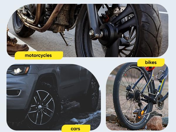 The Gerchway PSI gauge suits cars, trucks, and motorcycles