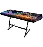 Nuxovilar Stretchy 88 Keys Keyboard Piano Dust Cover, Dust - Proof Elastic Milk Silk with Colorfu...