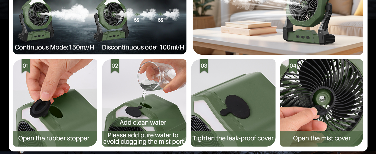outdoor misting fan