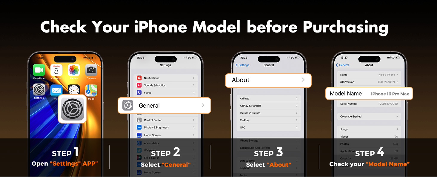 UNBREAKcable iPhone 16 Pro Max Screen Protector Tempered Glass