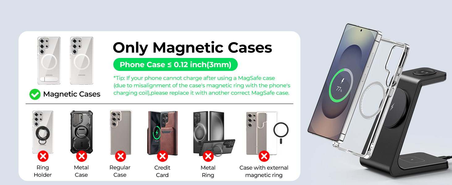 3 in 1 Mag-Safe Charging Station