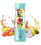 Portable Blender,270 Watt for Shakes and Smoothies Waterproof Blender USB Rechargeable with 20 oz...
