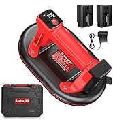 SundpeyPRO Electric Glass Suction Cup - 10" Heavy Duty Window Suction Cup Max Load 662lbs with 2 ...