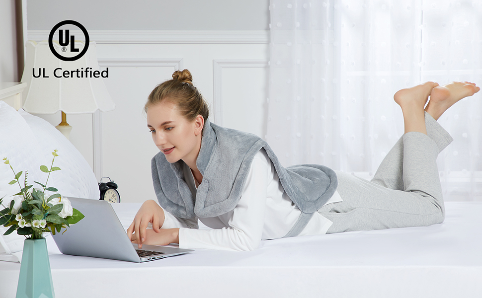 CAROMIO Heating Pad for Back Pain Relief