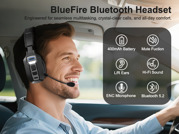 Bluetooth Headset for Truck Drivers 1