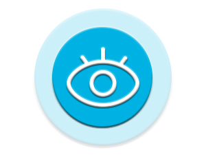 visual timer features a clear, bright display