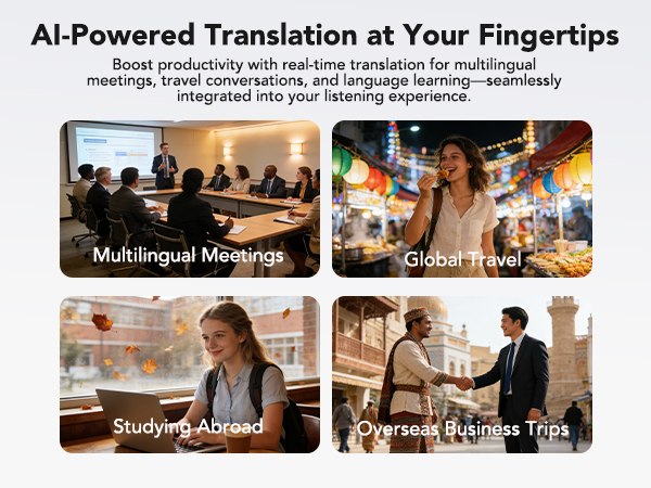 multi language translator earbuds