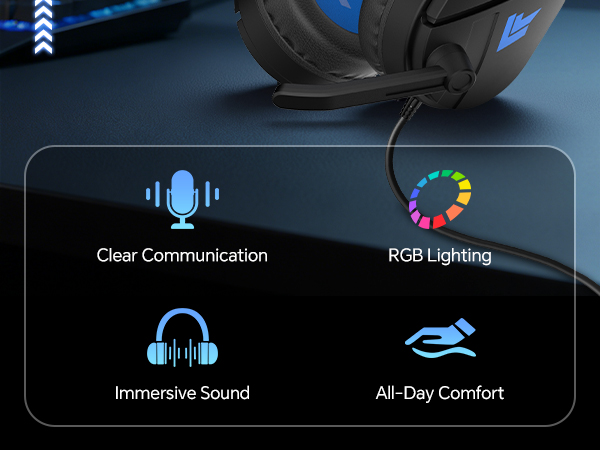 gaming headset ps5 gaming headset xbox headset with microphone for pc pc headset pc gaming headset