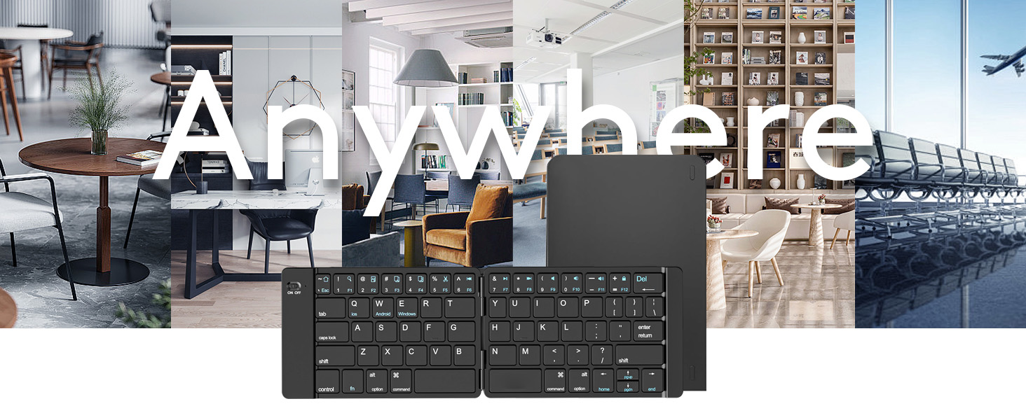 Foldable Bluetooth Keyboard