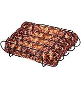 UNCO- Rib Rack, Holds Up to 4 Full Racks of Ribs, Rib Rack for Smoking, Smoker Rack, Rib Racks fo...